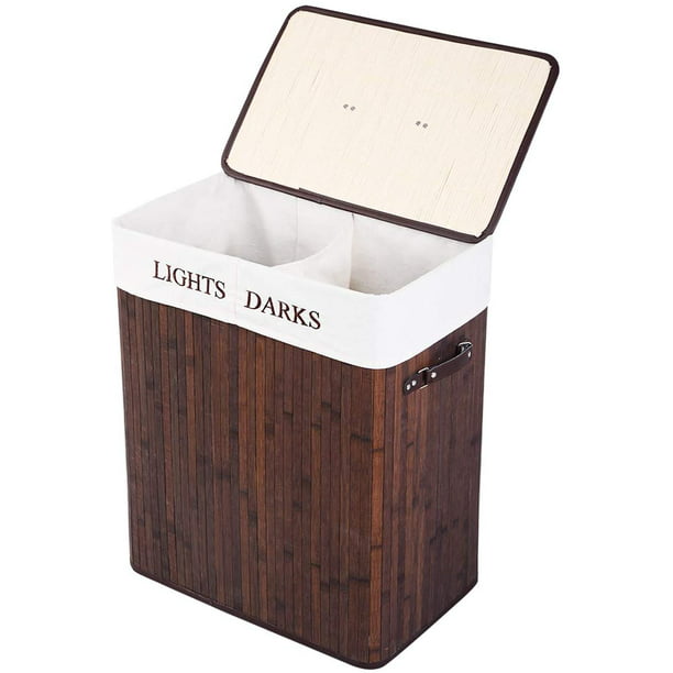 Large Portable Foldable Laundry Basket Bin Clothes Storage Washing Hamper w/Lid